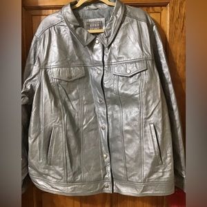 Woman’s size 28W Jessica, London, 100% leather beautiful gorgeous jacket RE